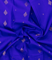 Purple Woven Pure Silk Saree With Zari Buttas & Contrast Border-EC2616