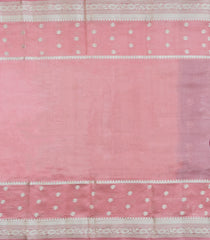 Dark Brown Woven Banarasi Poona Silk Saree With Checks & Buttas-BP1011