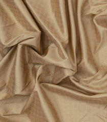 Taupe Woven Synthetic Blended Saree With Embroidered Border-EN1998