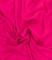 Hot Pink Woven Mysore Silk Saree With Contrast Zari Border-MS3870