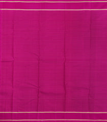 Burgundy Handloom Kanchipuram Silk Saree With Zari Checks-KA15295