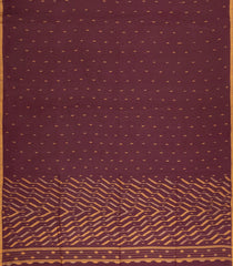 Maroon Handloom Bengal Cotton Saree With Buttas-BG1967