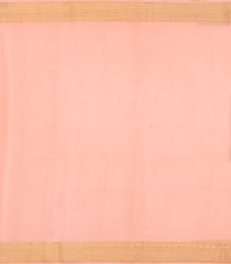 Black Woven Mysore Silk Saree With Zari Checks & Contrast Border-MS3377