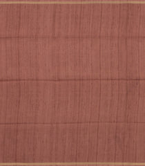 Taupe Woven Synthetic Manipur Silk Saree With Brown Printed Bird Motifs-BL4955