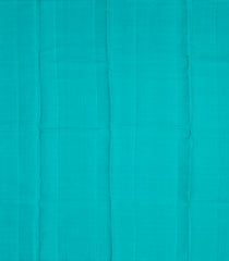 Cyan & Magenta Handloom Partly Soft Silk Saree With Floral Buttas-Cyan