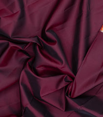 Maroon Handloom Kanchipuram Silk Saree With Contrast Border-KA16314