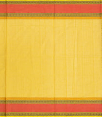 Lime Green Handloom Kanchi Cotton Saree With Checks-KC1470