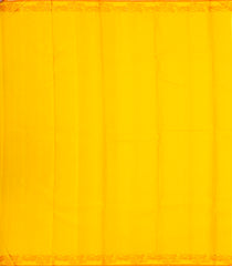 Yellow Handloom Kanchipuram Silk Saree With Meena Floral Border-KA13104