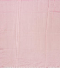 Bubblegum Pink Woven Blended Linen Saree With Embroidered Bird Motifs-BL3866