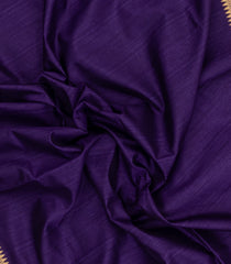 Purple Woven Art Dupion Saree With Meena Floral Border-BL5951