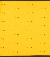 Yellow Handloom Bengal Cotton Saree With Kamalam Buttas-BG1784