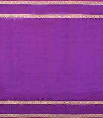 Purple Handloom Kanchipuram Silk Saree With Zari Checks-KA15647