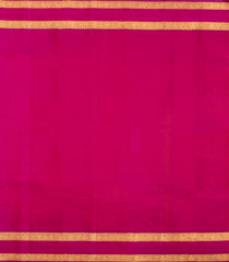 Dusty Pink Handloom Korvai Kanchipuram Silk Saree With Zari Buttas-KA15948