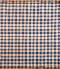 Navy Blue Woven Kadappa Cotton Saree With Checks-KN0733