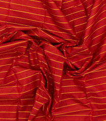Crimson Handloom Kanchipuram Silk Saree With Zari Stripes-KA13667