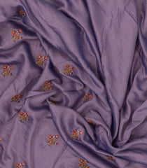 Lavender Woven Synthetic Blended Saree With Embroidered Motifs-EN2039