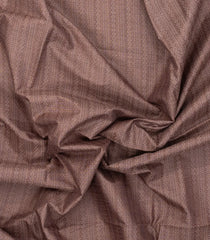 Brown Woven Tussar Silk Saree With Diamond Motifs-TU3298