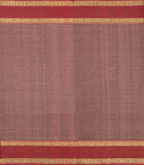 Crimson Handloom Silk Cotton Saree With Checks-SC4296
