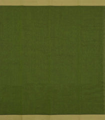 Green Woven Rasipuram Cotton Sari With Stripes-RA2625