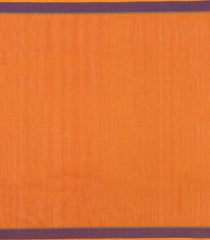Orange Handloom Kanchi Cotton Saree With Buttas-KC1790