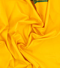 Yellow Handloom Korvai Kanchipuram Silk Saree With Ganga Jamuna  Border-KA14069