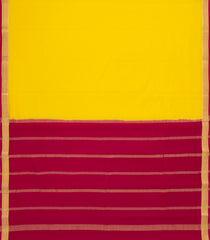 Yellow Woven Mysore Crepe Silk Saree With Contrast Border-MS3176