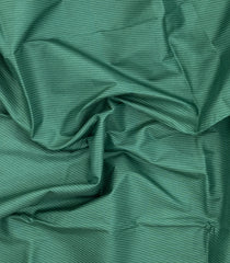 Sea Green Printed Tussar Silk Saree With Stripes-TU3370