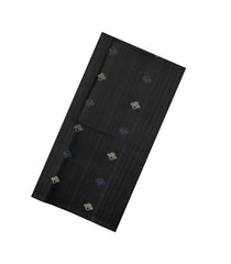 Black Woven Kora Soft Silk Saree With Zari Buttas -SO4749
