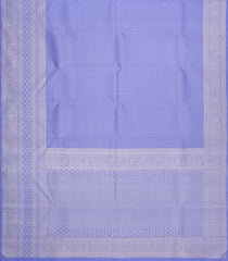 Lavender Handloom Kanchipuram Silk Saree With Zari Stripes-KA16600