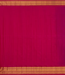Steel Blue Handloom Gadwal Silk Cotton Saree With Buttas-GA0357
