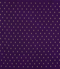 Lavender Woven Blended Viscose With Zari Checks-BL5566