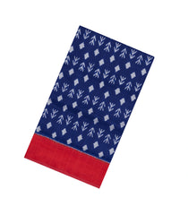 Violet Handloom Pochampally Ikat Silk Saree With Tie & Dye Motifs -IK0438