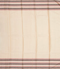 Mango Yellow Handloom Korvai Kanchipuram Silk Saree With Checks & Contrast Border-KA12699