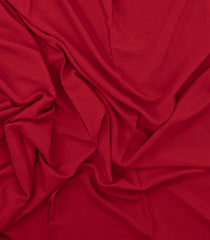 Red Woven Mysore Silk Saree With Pure Zari Border -MS3274