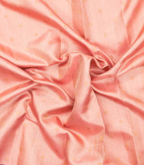 Baby Pink Handloom Korvai Kanchipuram Silk Saree With Contrast Border-KA15824
