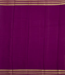 Cream Woven Mysore Silk Saree With Contrast Zari Border-MS3873