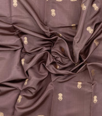 Light Brown Handloom Banarasi Silk Saree With Zari Kanchipuram Butta Silk Sarees-BE1867