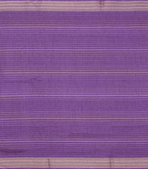 Lavender Printed Synthetics Dola With Zari Stripes -BL5246