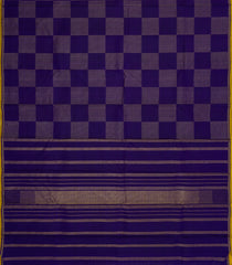Purple Handloom Kanchipuram Silk Saree With Stripes-KA15142