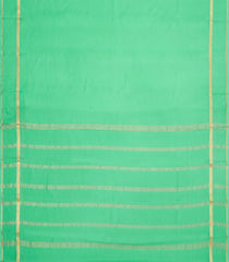 Aquamarine Woven Mysore Silk Saree With Zari Border-MS3630