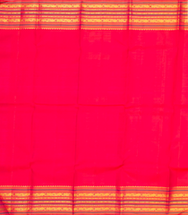Lemon Yellow Handloom Korvai Kanchipuram Silk Saree With Contrast Border-KA12756