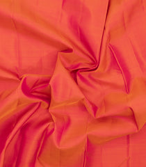 Red Handloom Kanchipuram Silk Saree With Contrast Border-KA16315