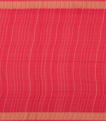 Red Woven Synthetic Chiffon Saree With Printed DIamond Motifs-BL4911