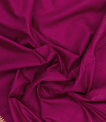 Magenta Woven Art Dupion Saree With Meena Floral Border-BL5926