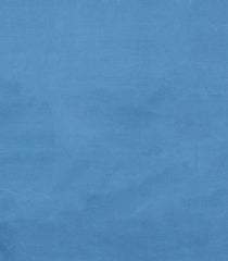 Steel Blue Printed Tussar Silk Saree With Stripes-TU3375