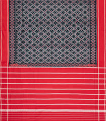 Bottle Green Handloom Pochampally Ikat Silk Saree With Tie & Dye Motifs -IK0421