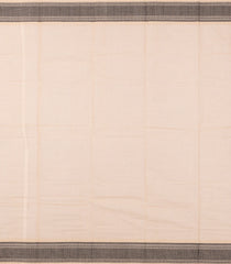 Taupe Handloom Kanchi Cotton Saree With Chekcs-KC1731