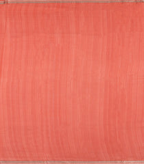 BubbleGum Pink Printed Chanderi Cotton Saree With Floral Motifs-CC1734