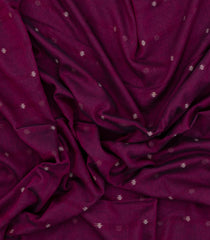 Magenta Woven Bengal Cotton Saree With Floral Motifs-BG1822