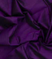 Purple Handloom Silk Cotton Saree With Contrast Border-SC4489